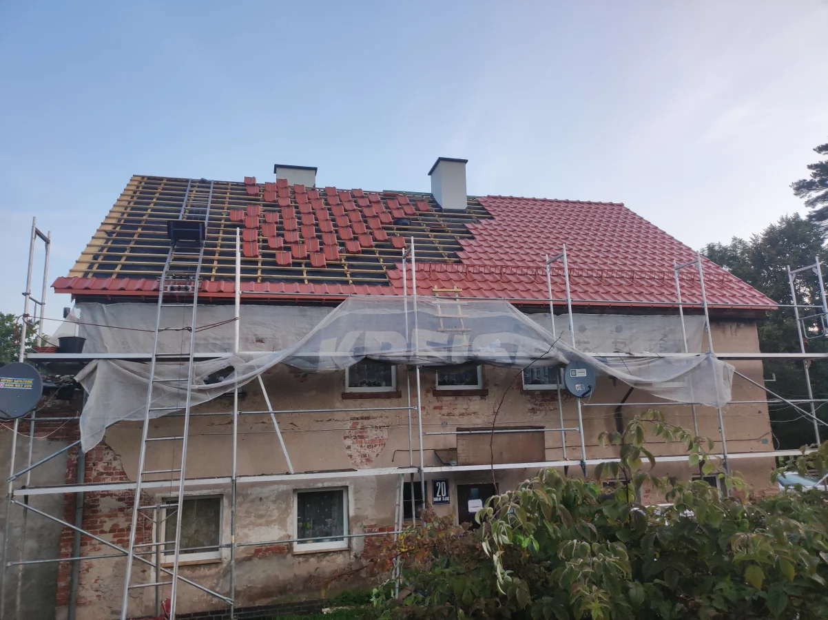 Remont dachu - Unisław Śl. 20